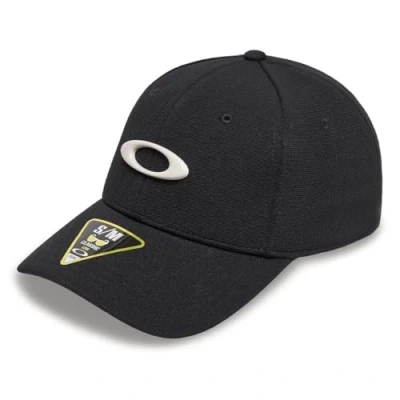 Image of Oakley Men&#039;s Tincan Cap Hat, Black/Light Grey, S