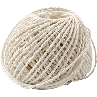 Image of Paper Yarn, thickness 2,5 3 mm, white, 150 g