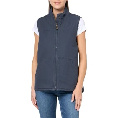 Image of Dickies, Women&#039;s, SHERPA DUCK VEST, DIESEL GRAY, XL