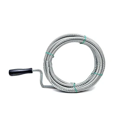Image of 3M FLEXIBLE SPRING DRAIN CLEANER BLOCKED PLUG UNBLOCKER WASTE PIPE SINK TOILET BATH QUICK &amp; EASY