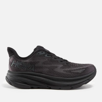 Image of HOKA Clifton 9 Neutral running shoes, Women&#039;s, Size: 6, Black Textile/synthetics