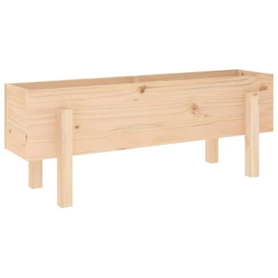 Image of vidaXL Garden Raised Bed 101x30x38 cm Solid Wood Pine