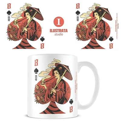 Image of Pyramid International Ilustrata Mug (Takoyaki Attack Design) 11oz Ceramic Coffee Mug, Mugs for Women and Men Official Merchandise