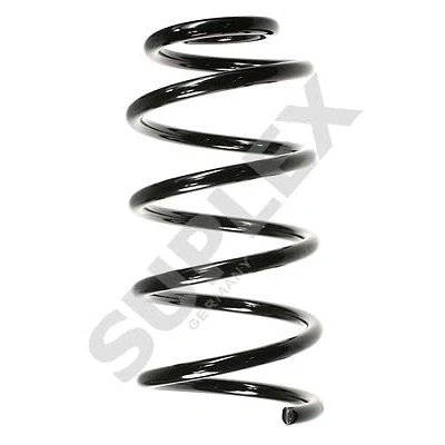 Image of 6383210204, 6383210404, A6383210204, A6383210404 Coil spring SUPLEX 19244 Front Axle with inconstant wire diameter yellow