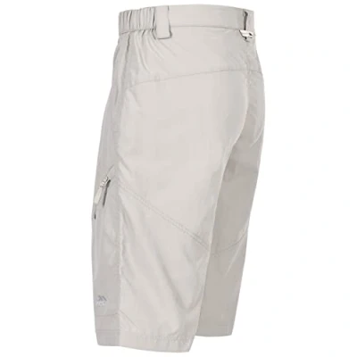 Image of Trespass Men&#039;s Pentas Outdoor Short Length Shorts, Mushroom, 2X Small