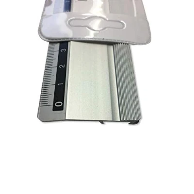 Image of Metal Safety Craft Cutting Ruler Aluminium Picture Mount Cutter Rule 40CM 400MM 15.75 INCH with Waterproof Cover