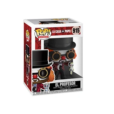 Image of Funko POP! TV: La Casa De Papel Professor Money Heist Collectable Vinyl Figure Gift Idea Official Merchandise Toys for Kids &amp; Adults TV Fans Model Collectors and Display