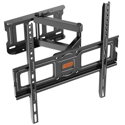 Image of RICOO TV Bracket Tilt Swivel approx 30 55 Inch S5144 for LED LCD OLED Curved and Flatscreens Wall Mount Universal VESA 200x200 400x400