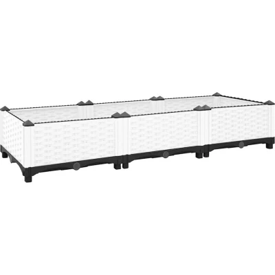 Image of vidaXL Raised Bed 120x40x23 cm Polypropylene