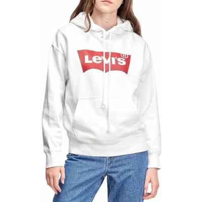 Image of Levi&#039;s Women&#039;s Graphic Standard Hoodie, White, XS