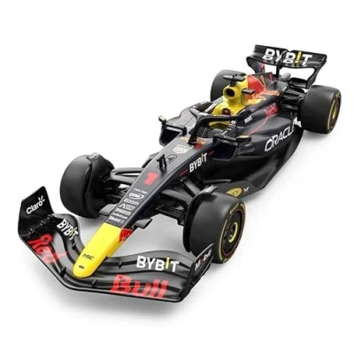 Image of CMJ RC Cars Red Bull F1 MMCL36 Diecast Model Car Officially Licensed 1/24 Scale Forumula 1 Metal Display Replica