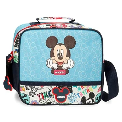 Image of Disney Mickey Be Cool Fanny Pack Blue 27x11x6,5 cms Polyester