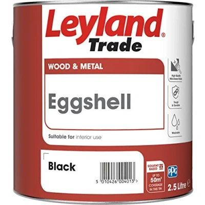 Image of Leyland Trade Eggshell Black 2.5L