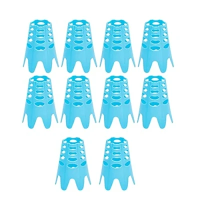 Image of Haptufer 10Pcs Golf Mat Tees,Golf Simulator Tees,Practice for Driving Range,Home Training,Blue L