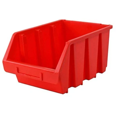 Image of Faithfull Interlocking Storage Bin Size 4 Red 209 x 340 155mm FAITBBIN4