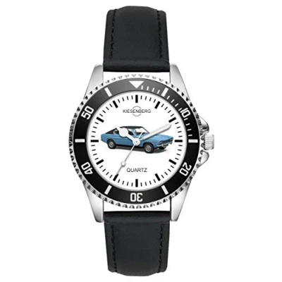 Image of KIESENBERG Gift for Capri MK1 Blue Oldtimer Fans Driver Watch L 1906