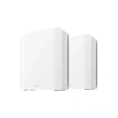 Image of Tri band WiFi 7 (802.11be) Smart AiMesh Extendable Router, 6 GHz WiFi, 14 Gbps, Coverage Up to 5900 sq. ft. (2pk), Dual 2.5G Ports, 3 SSIDs for IoT Devices, Parental Controls &amp; VPNs