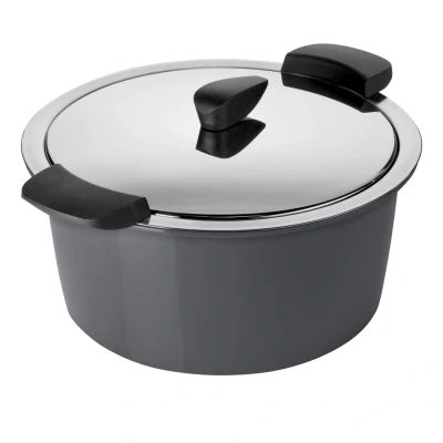 Image of KUHN RIKON Hotpan Serving Casserole Pot, 3 Litre/22 cm, Grey