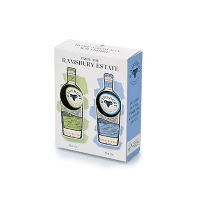 Image of Ramsbury Taste the Estate Miniature Gift Set Award Winning Single Gin 5cl, 40% ABV Vodka 43% Distilled in Wiltshire Gifting