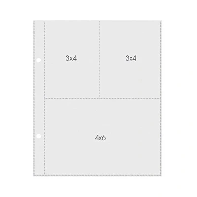 Image of Simple Stories 210717 Snap Pocket Pages for 6 x 8 Inch Binders, Multi Colour, 0.63 19.05 23.49 cm