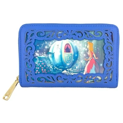 Image of Loungefly Disney Princesses Cinderella Window Faux Leather Wallet, Multi, One Size, Princess Themed Wallet