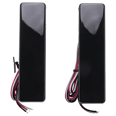Image of Kahdsvby Black Lens LED Bumper Reflector Rear Lights for Vivaro Movano Primastar Trafic Master Rake Turn Signals