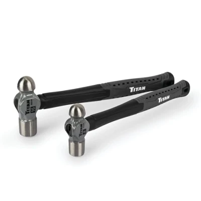 Image of Titan 63302 2 Piece Ball Peen Hammer Set, Includes 8oz and 16oz