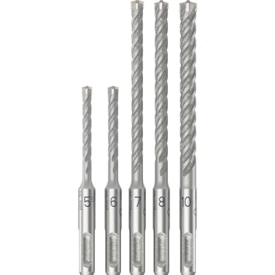 Image of Mak Bosch 2608837138 SDS Plus Drill Bit Set 5.5mm to 10mm 5pce