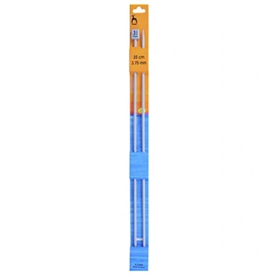 Image of Pony Metal Knitting Pins/ Needles 35cm long 3.75mm
