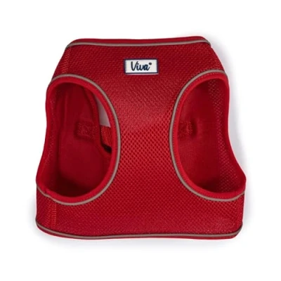 Image of Ancol Viva Step in Comfort Harness Red .Medium To Fit 46 54cm