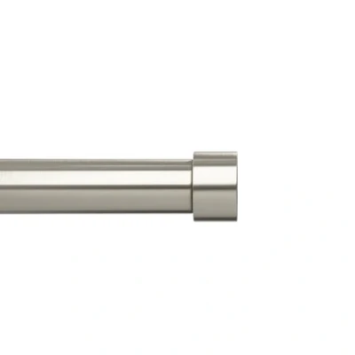 Image of Umbra Cappa 1 Adjustable Curtain Rod for Windows 36 to 66 Drapery Rod, Nickel