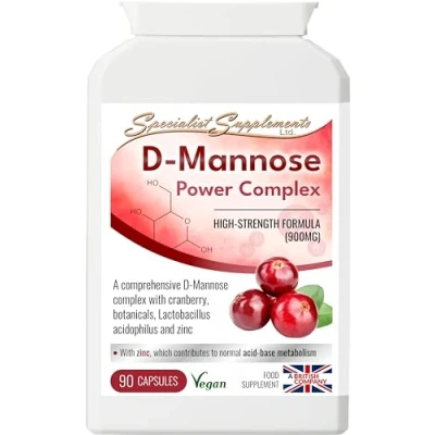 Image of Specialist Supplements D Mannose Power Complex, 90 Capsules