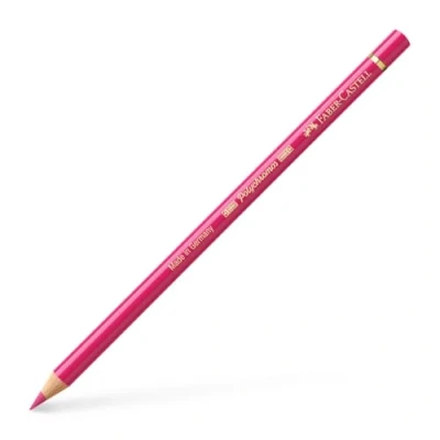 Image of Faber Castell Art &amp; Graphic Polychromos Colour Pencil, (124), Rose Carmine, For Art, Craft, Drawing, Sketching, Home, School, University, Colouring