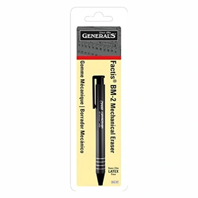 Image of Darice Factis Pen Style Eraser Carded, White, Original Version