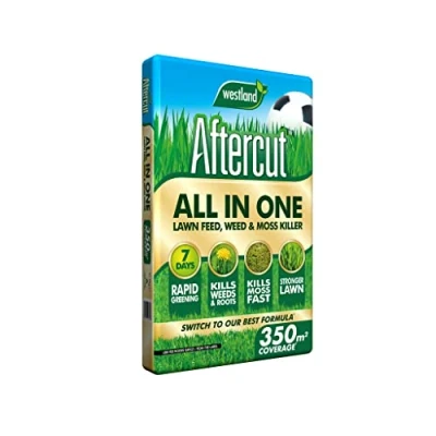 Image of Aftercut All in One Lawn Feed, Weed and Mosskiller 350m2 Bag