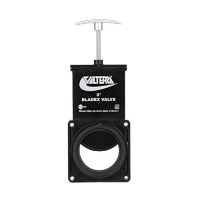 Image of Valterra T1003VPM Bladex 3&quot; Waste Valve Body with Metal Handle