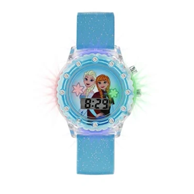 Image of Frozen Girl&#039;s Digital Quartz Watch with Rubber Strap FZN4087ARGSET