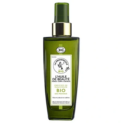 Image of La Provençale Beauty Oil For Face and Body Hair Certified Organic Care Olive AOC Provence All Types Skins, Even Sensitive 100 ml