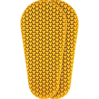 Image of Oxford Products Unisex&#039;s OB133 Dynamic Motorcycle Large Elbow Protector Inserts, Yellow, 122mm X 255mm