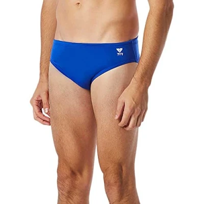Image of TYReco Solid Racer Brief Swimsuit Royal