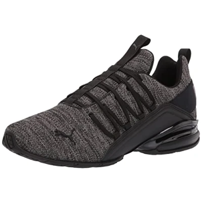 Image of PUMA Men&#039;s Axelion Running Shoe, Black Castlerock, 9.5 UK
