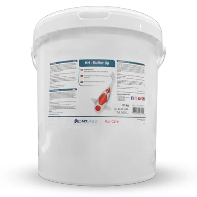 Image of NT Labs Koi Care KH Buffer Up, Increases Carbonate Hardness of Pond Water, Maintains Water Quality, Provides the Optimal Habitat for Your Fish and Other Life, 20kg