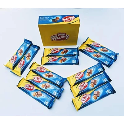 Image of SAVOY Chocolate de Leche 12 Unidades 30 gr. CADA UNA / Milk Units of 1.06 Oz Each
