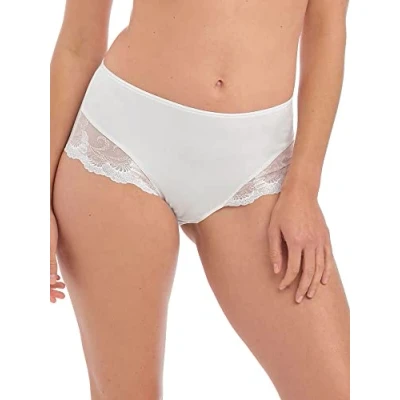 Image of Fantasie Women&#039;s Jocelyn Full Coverage Brief Bikini Style Underwear, White, L