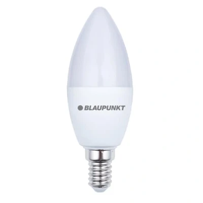 Image of Blaupunkt LED E14 Light Bulb Non Dimmable Candle Daylight Lighting 7W Small Edison Screw Equivalent of 50W Frosted Natural White 4000K 595 Lumens Energy and Cost Saving