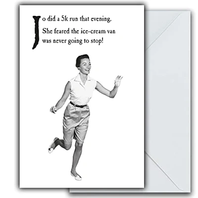Image of Funny Birthday Card For Her, Female Funny, Happy Her Women, Rude