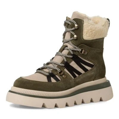 Image of Tamaris Women&#039;s 1 26284 41 Ankle Boot, Olive Comb, 6.5 UK