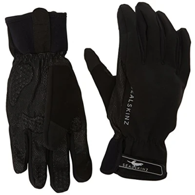 Image of SEALSKINZ Men&#039;s All Weather Cycle Waterproof Gloves Black, X Large