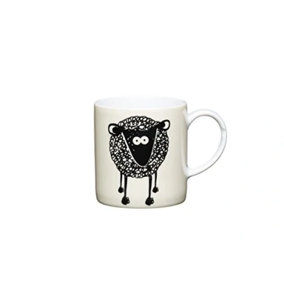 Image of KitchenCraft Sheep Porcelain Espresso Cup