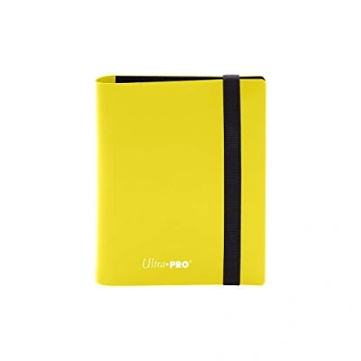 Image of Ultra Pro E 15371 Eclipse 2 Pocket Binder Lemon Yellow